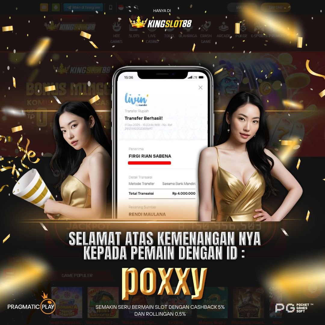 SELAMAT ATAS KEMENANGANNYA UNTUK ID :poxxy